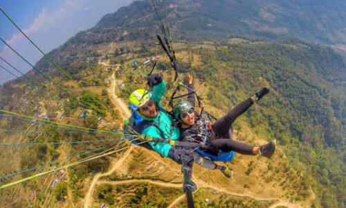 Paragliding in Nepal