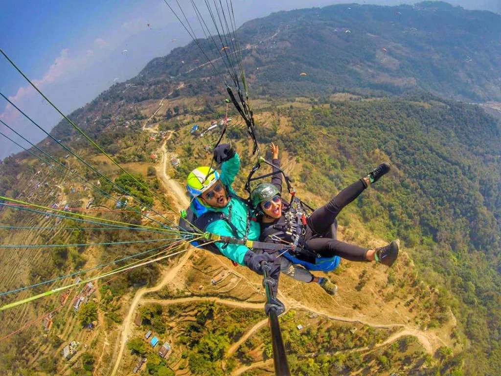 Paragliding in Nepal - Mountain Treks Nepal